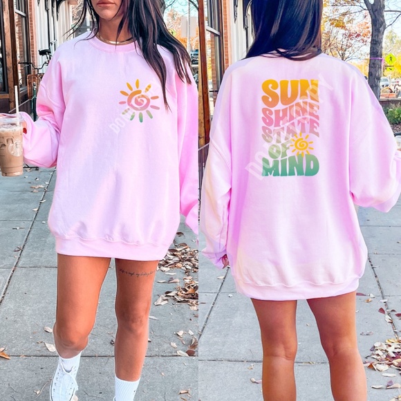 Sunshine State of Mind Sweatshirt or Shirt - Picture 1 of 3